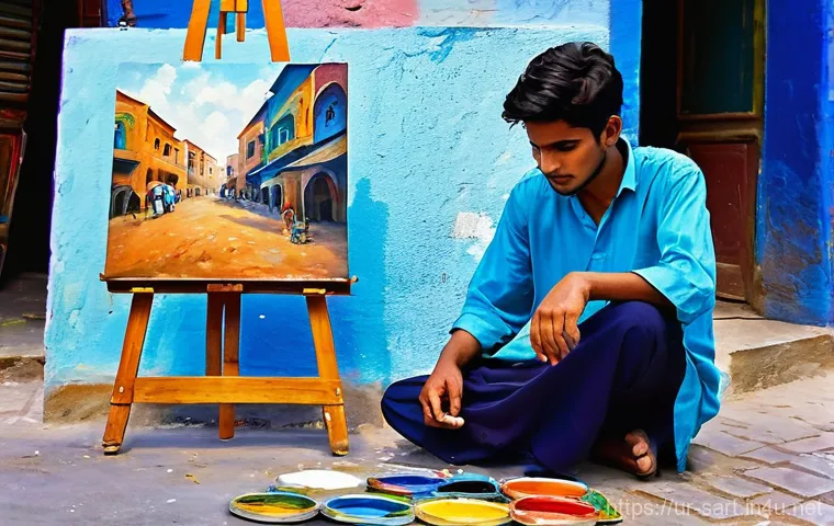 지하철 아티스트 인터뷰 - **A Solitary Melody in the City's Heart**
    A poignant portrait of an elderly male street musician...