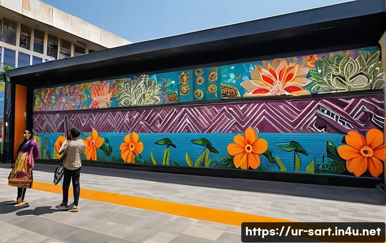 지하철 아트의 시각적 미학 관련 이미지 1