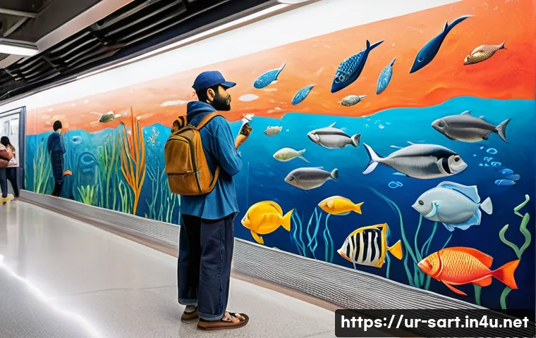 지하철 아트의 시각적 미학 관련 이미지 2