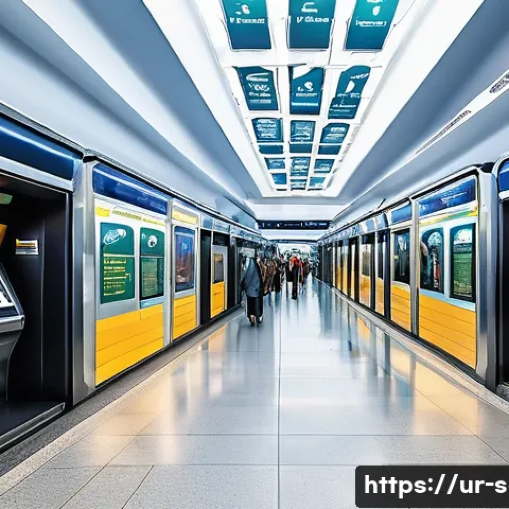 지하철 아트와 기능적 디자인 - A vibrant modern metro station interior blending traditional Urdu calligraphy and local folk art wit...