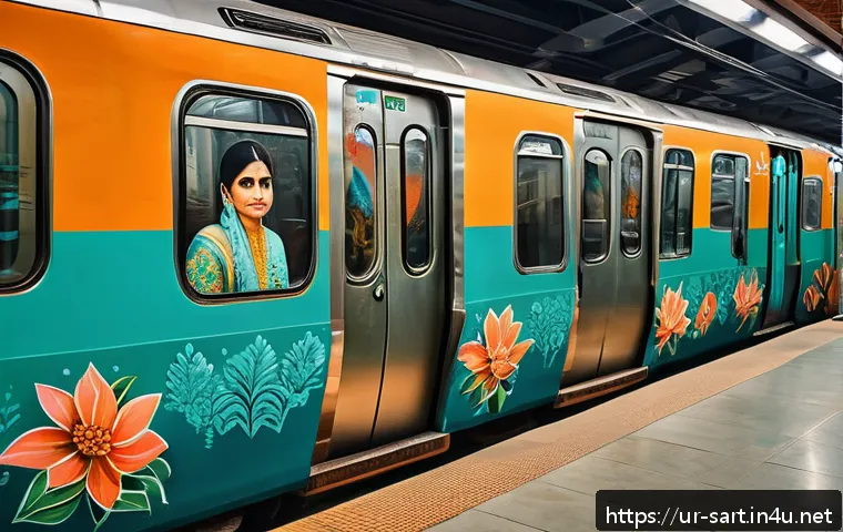 지하철 아트와 전통 예술의 융합 관련 이미지 1